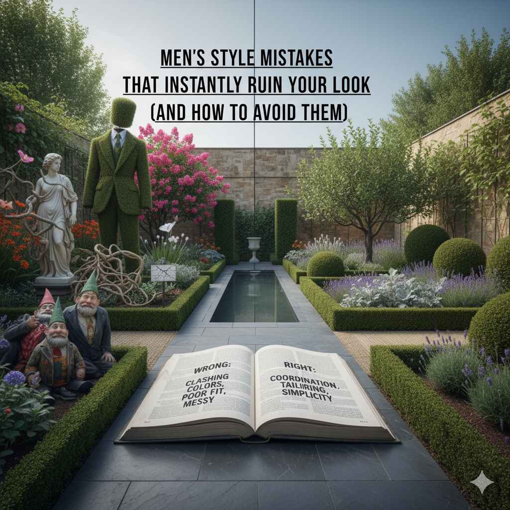 Monochrome outfit flatlay