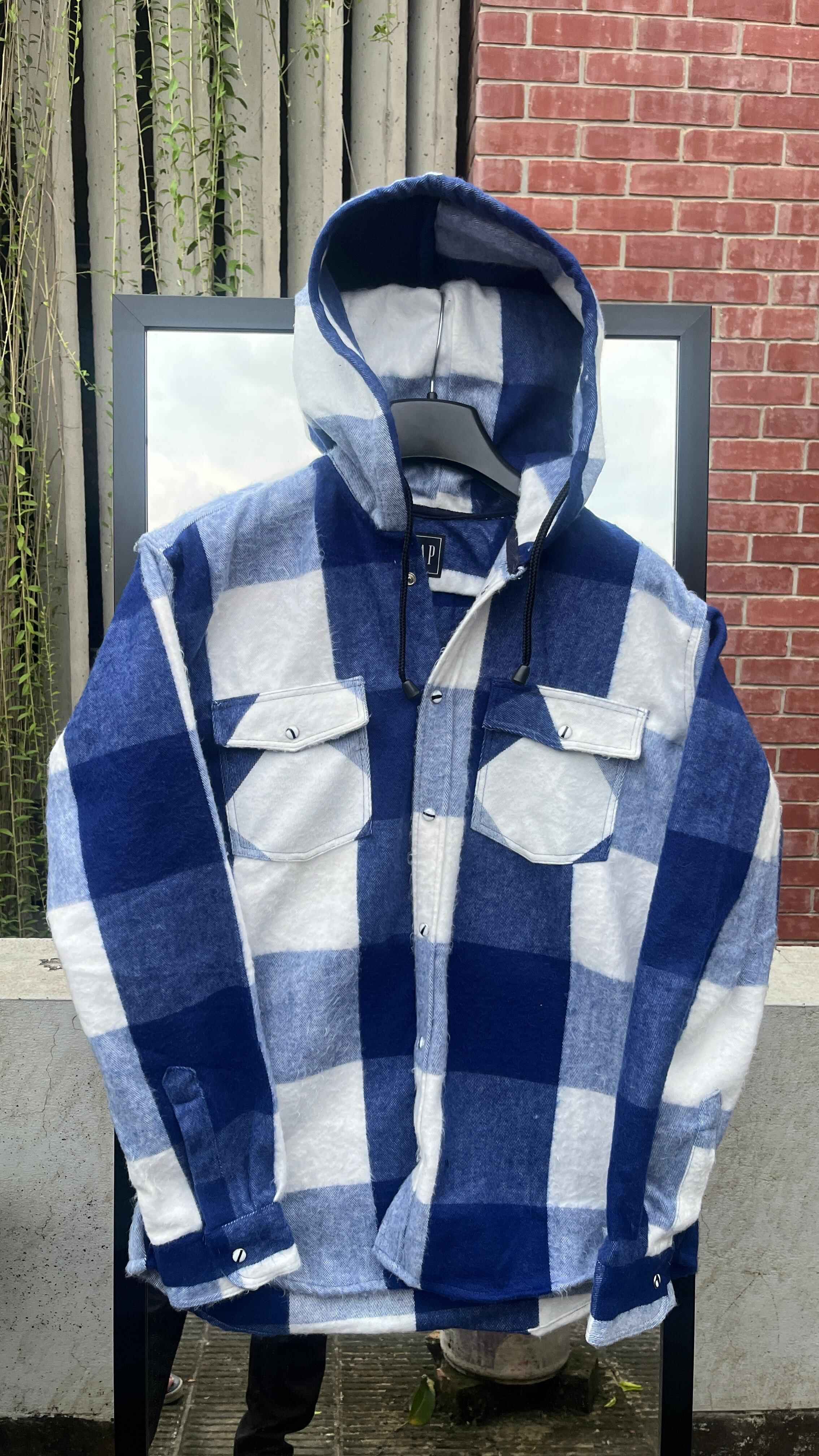 Heavy Winter Premium Light Blue Shacket