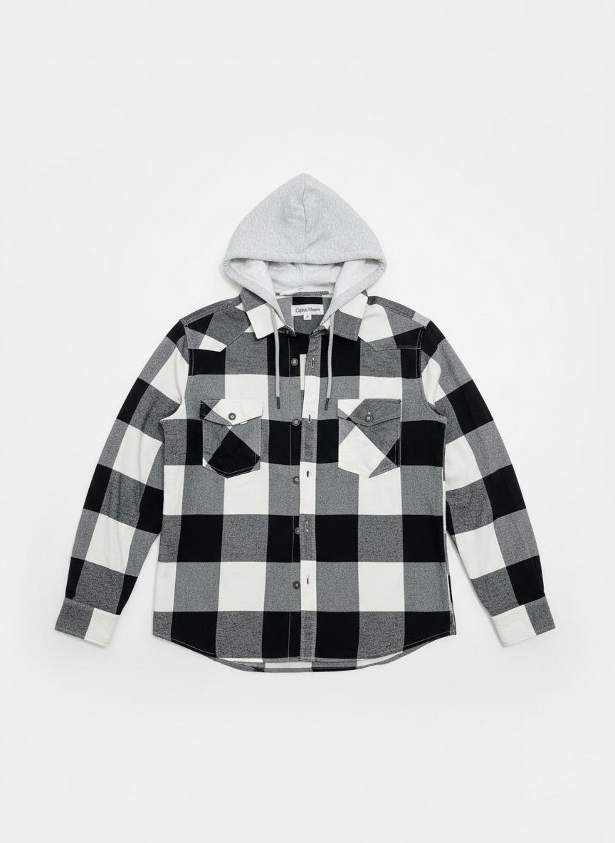 Hoodie Black Shirt front